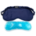 Custom 100% Pure Silk 16mm/19mm/22mm Cold and Hot Gel Eye Mask